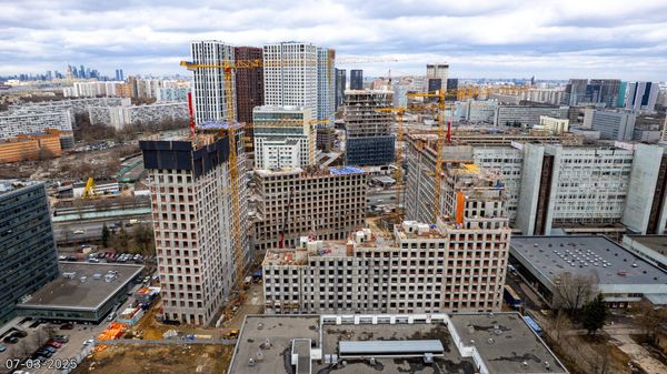 Ход строительства ЖК «Обручева 30» за Март 2025 г., фото №4