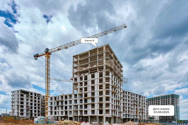 Ход строительства ЖК «Квартал Западный» за Июнь 2025 г., фото №4