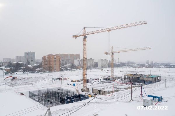 Ход строительства ЖК «Никольские луга» за Февраль 2022 г., фото №3