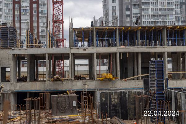 Ход строительства ЖК «Деснаречье» за Апрель 2024 г., фото №2