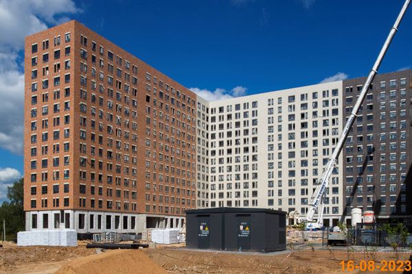 Ход строительства ЖК «Середневский лес» за Август 2023 г., фото №2