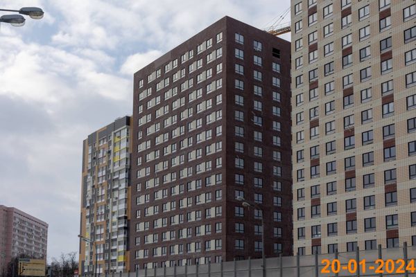 Ход строительства ЖК «Юнино» за Январь 2024 г., фото №5