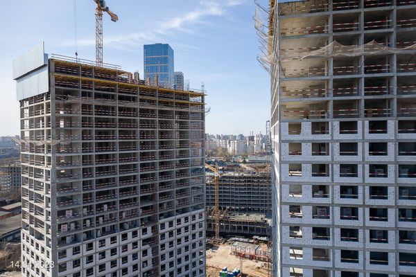 Ход строительства ЖК «Дмитровское небо» за Апрель 2023 г., фото №4