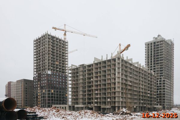 Ход строительства ЖК «Зелёный парк» за Декабрь 2025 г., фото №5