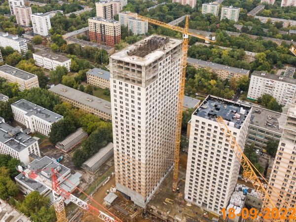 Ход строительства ЖК «Кронштадтский 9» за Сентябрь 2022 г., фото №5