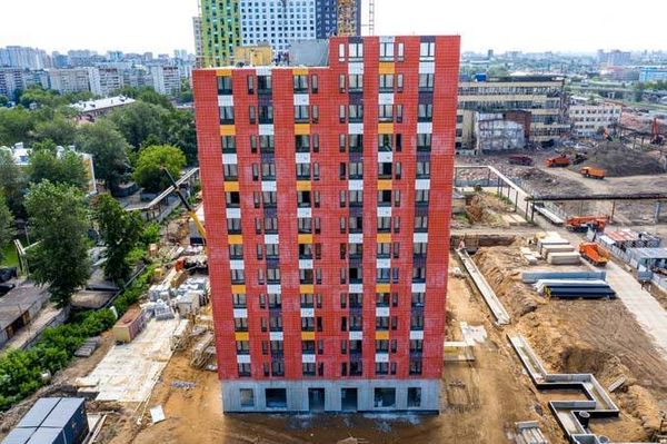 Ход строительства ЖК «Волжский парк» за Июнь 2021 г., фото №2