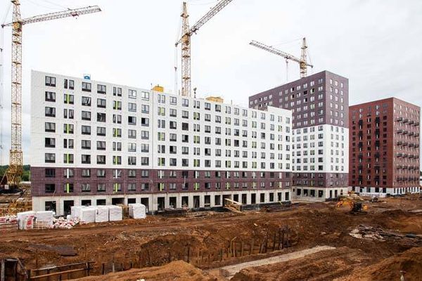 Ход строительства ЖК «Саларьево парк» за Июль 2020 г., фото №2