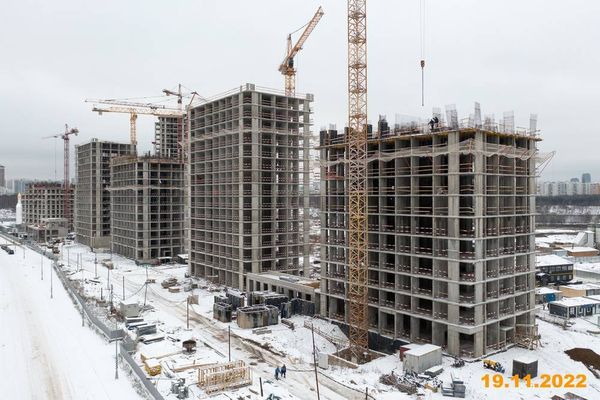 Ход строительства ЖК «Холланд парк» за Ноябрь 2022 г., фото №3