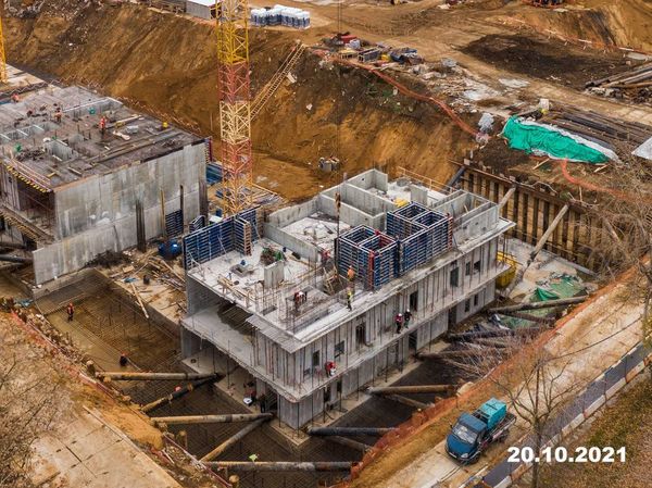 Ход строительства ЖК «Кронштадтский 9» за Октябрь 2021 г., фото №5