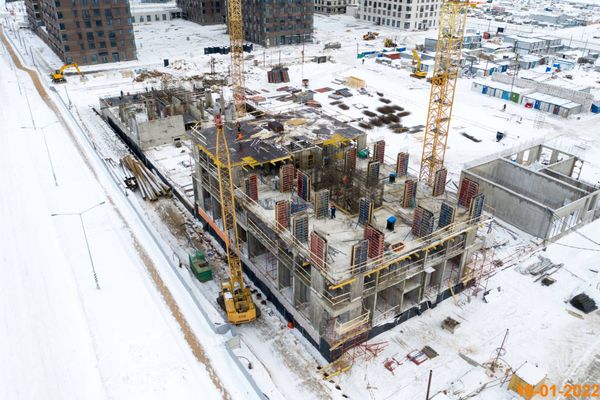 Ход строительства ЖК «Холланд парк» за Январь 2022 г., фото №4