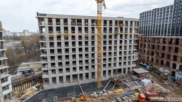 Ход строительства ЖК «Михалковский» за Апрель 2026 г., фото №3