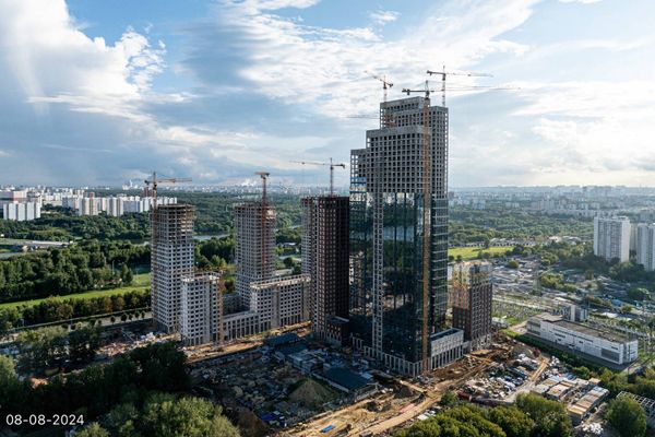 Ход строительства ЖК «Вейв» за Август 2024 г., фото №5