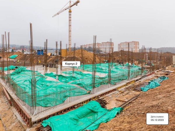 Ход строительства ЖК «Квартал Марьино» за Декабрь 2023 г., фото №3