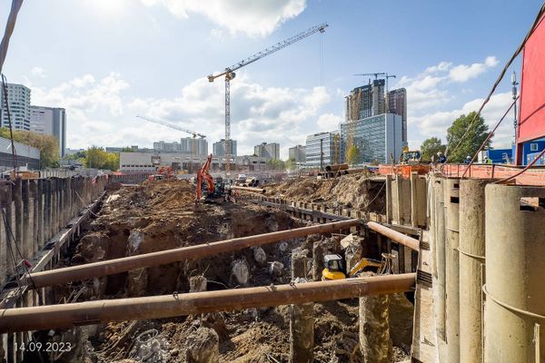 Ход строительства ЖК «Обручева 30» за Сентябрь 2023 г., фото №3