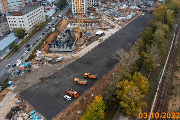 Ход строительства ЖК «Перовское 2» за Октябрь 2022 г., фото №5