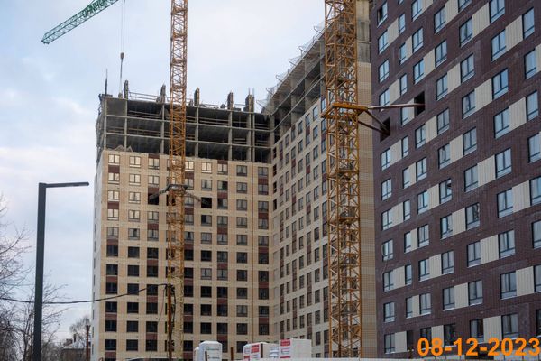 Ход строительства ЖК «Юнино» за Декабрь 2023 г., фото №3