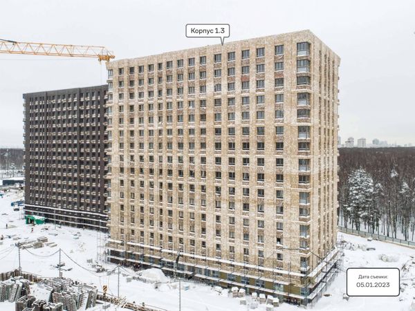 Ход строительства ЖК «Тропарево Парк» за Январь 2023 г., фото №4