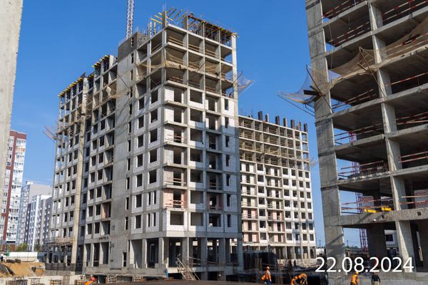 Ход строительства ЖК «Деснаречье» за Август 2024 г., фото №3