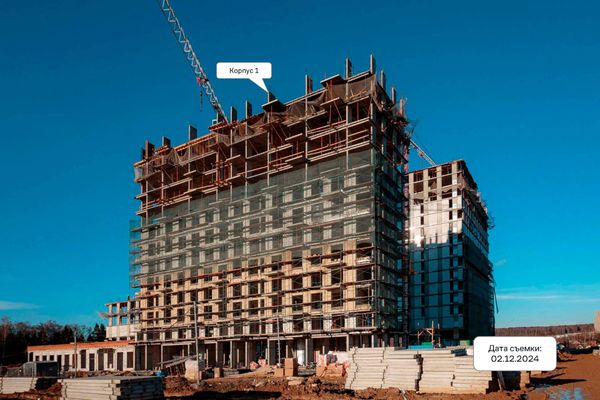 Ход строительства ЖК «Квартал Марьино» за Декабрь 2024 г., фото №2