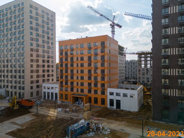 Ход строительства ЖК «Никольские луга» за Апрель 2023 г., фото №2