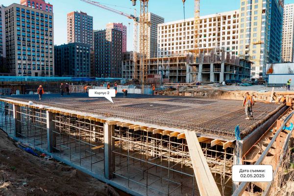 Ход строительства ЖК «Квартал Домашний» за Май 2025 г., фото №4
