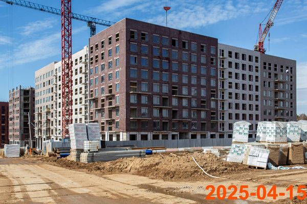 Ход строительства ЖК «Середневский лес» за Апрель 2025 г., фото №2