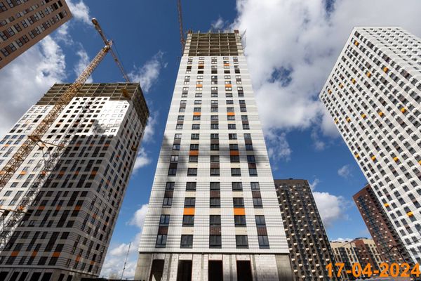Ход строительства ЖК «Амурский парк» за Апрель 2024 г., фото №2