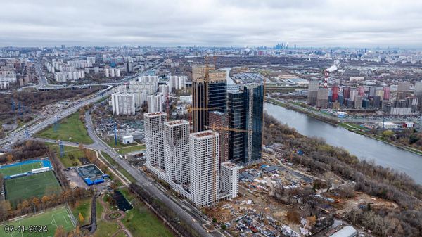 Ход строительства ЖК «Вейв» за Ноябрь 2024 г., фото №2