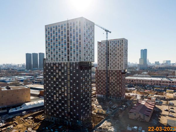 Ход строительства ЖК «Руставели 14» за Март 2022 г., фото №5