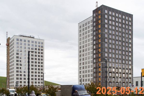 Ход строительства ЖК «Саларьево парк» за Май 2025 г., фото №5