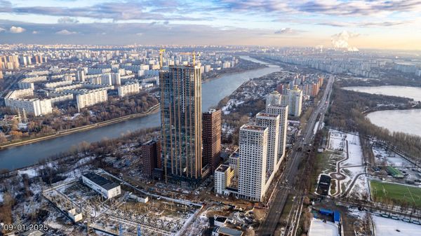 Ход строительства ЖК «Вейв» за Январь 2025 г., фото №4