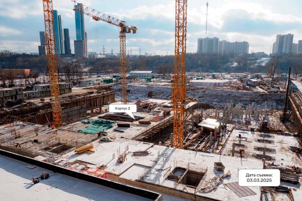Ход строительства ЖК «Квартал Домашний» за Март 2025 г., фото №4