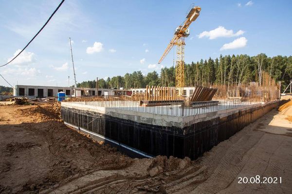 Ход строительства ЖК «Середневский лес» за Август 2021 г., фото №4