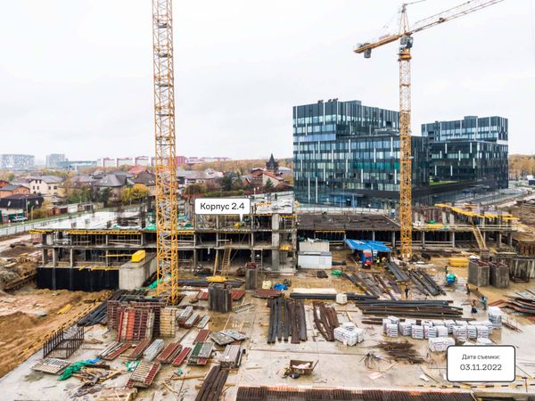Ход строительства ЖК «Тропарево Парк» за Ноябрь 2022 г., фото №5
