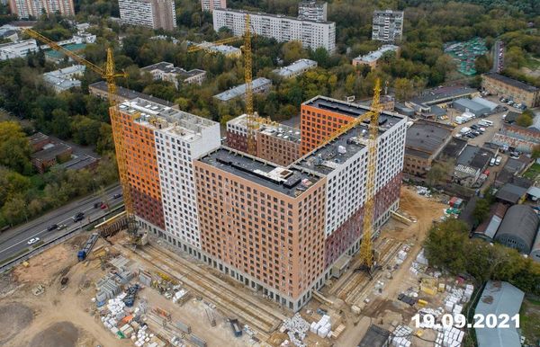 Ход строительства ЖК «Кольская 8» за Сентябрь 2021 г., фото №4