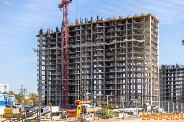 Ход строительства ЖК «Москворечье» за Сентябрь 2024 г., фото №2