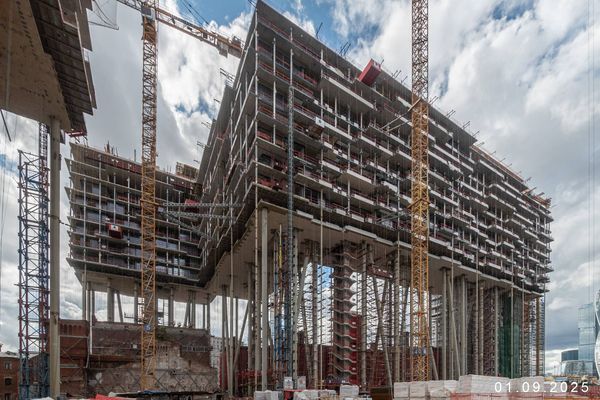 Ход строительства ЖК «Бадаевский» за Сентябрь 2025 г., фото №3