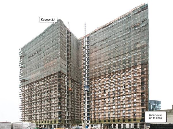 Ход строительства ЖК «Тропарево Парк» за Ноябрь 2023 г., фото №2