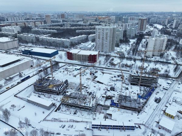 Ход строительства ЖК «Парксайд» за Декабрь 2022 г., фото №2