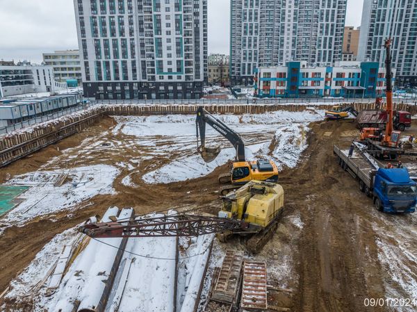 Ход строительства ЖК «Семеновский парк 2» за Январь 2024 г., фото №4