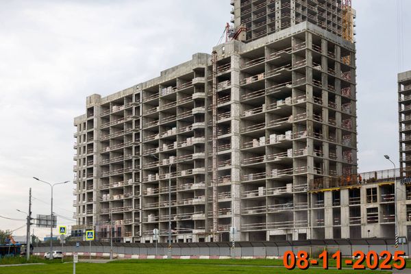 Ход строительства ЖК «Москворечье» за Август 2025 г., фото №2