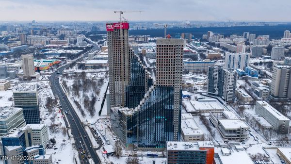 Ход строительства ЖК «Обручева 30» за Январь 2026 г., фото №3