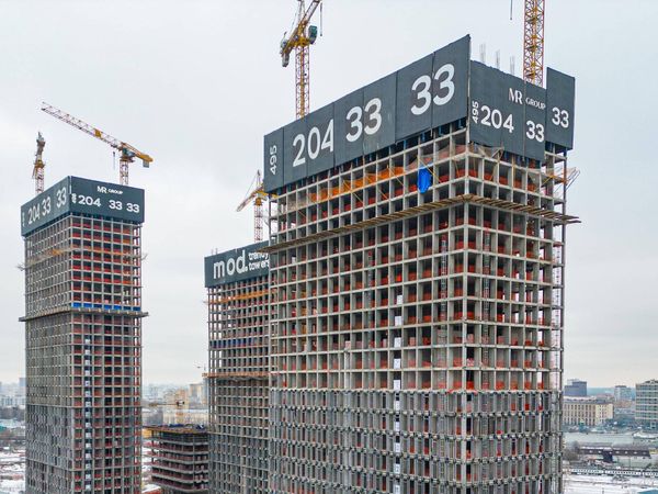 Ход строительства ЖК «Мод» за Январь 2023 г., фото №4