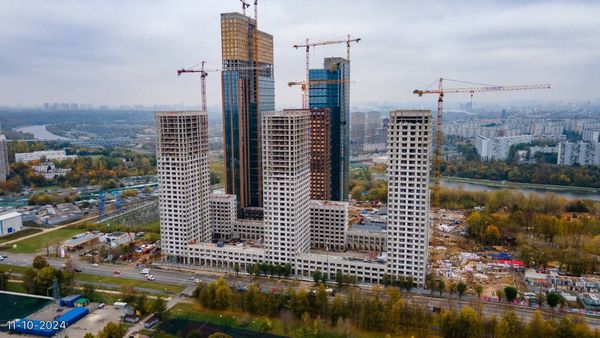 Ход строительства ЖК «Вейв» за Октябрь 2024 г., фото №4