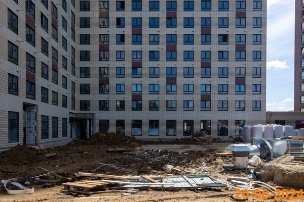 Ход строительства ЖК «Юнино» за Июнь 2024 г., фото №5