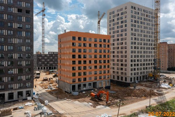 Ход строительства ЖК «Никольские луга» за Июль 2022 г., фото №2