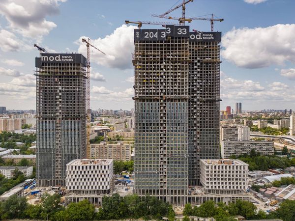 Ход строительства ЖК «Мод» за Июль 2023 г., фото №3