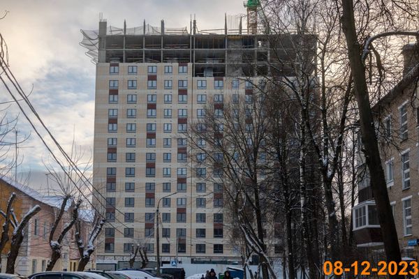 Ход строительства ЖК «Юнино» за Декабрь 2023 г., фото №2