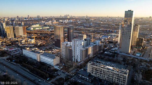 Ход строительства ЖК «Дмитровское небо» за Март 2025 г., фото №2