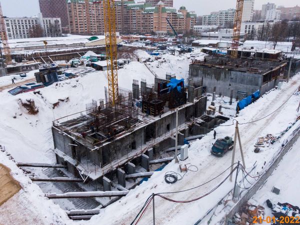 Ход строительства ЖК «Кронштадтский 9» за Январь 2022 г., фото №5